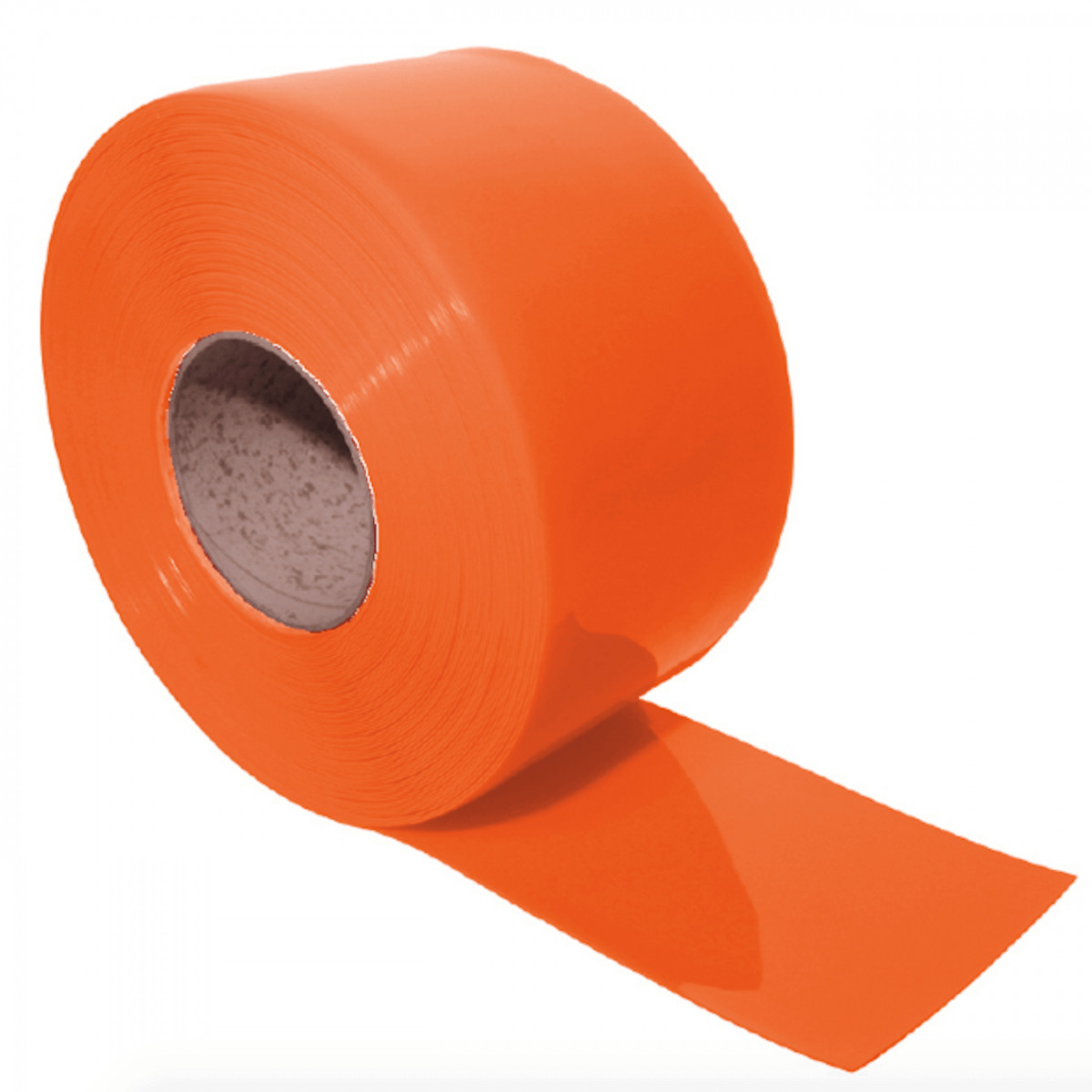 Оранжевая пленка для завес ПВХ непрозрачная